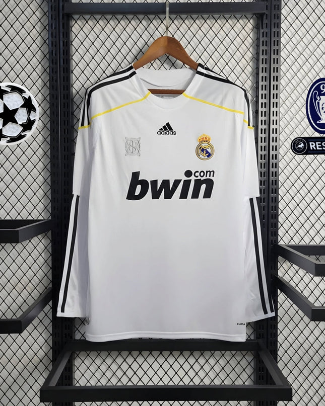 Camiseta de local de manga larga del Real Madrid 09/10