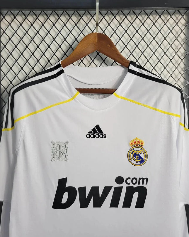 Camiseta de local de manga larga del Real Madrid 09/10