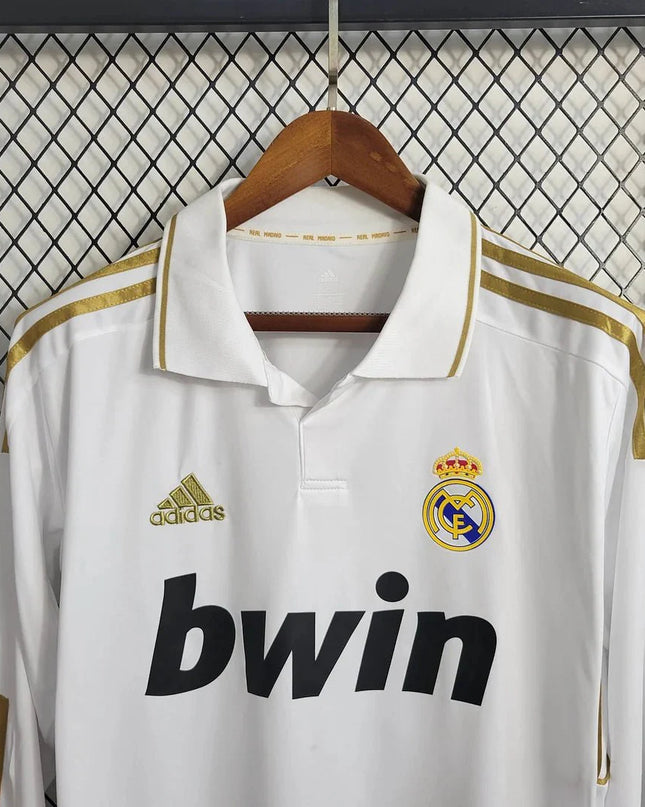 Camiseta de local de manga larga del Real Madrid 11/12