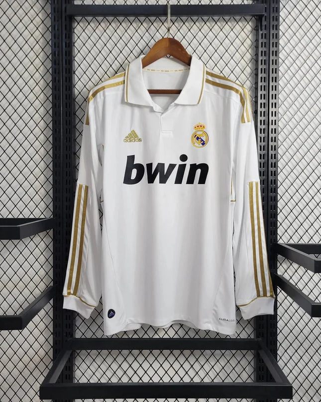 Camiseta de local de manga larga del Real Madrid 11/12