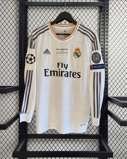 Real Madrid 13/14 Home Long Sleeve Shirt - UCL Final