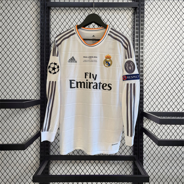 Real Madrid 13/14 Home Long Sleeve Shirt - UCL Final