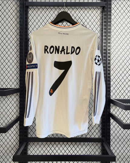 Real Madrid 13/14 Home Long Sleeve Shirt - UCL Final