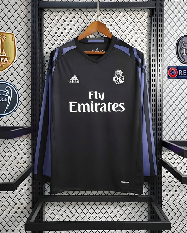 Camiseta de manga larga de la tercera equipación del Real Madrid 16/17