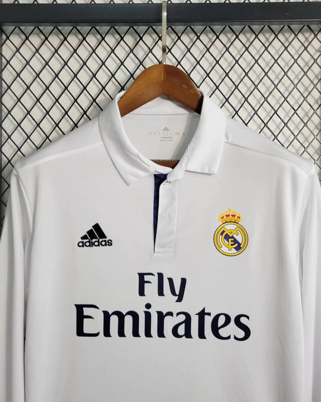 Real Madrid 2016 L/S Home Shirt
