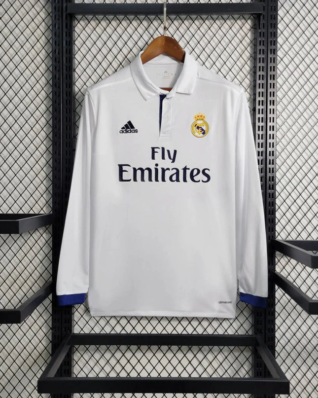 Real Madrid 2016 L/S Home Shirt