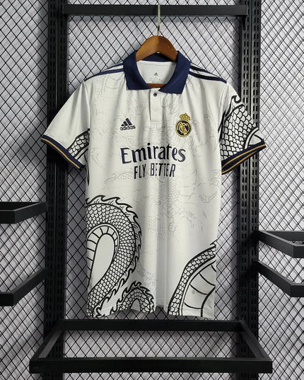 Real Madrid 2024 White Dragon Special Shirt