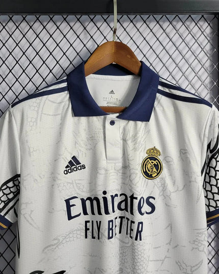 Real Madrid 2024 White Dragon Special Shirt