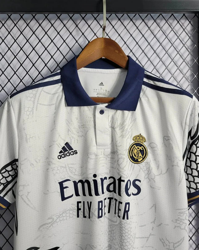 Real Madrid 2024 White Dragon Special Shirt