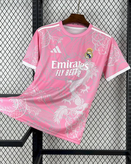 Real Madrid 2025 Pink Dragon Special Shirt