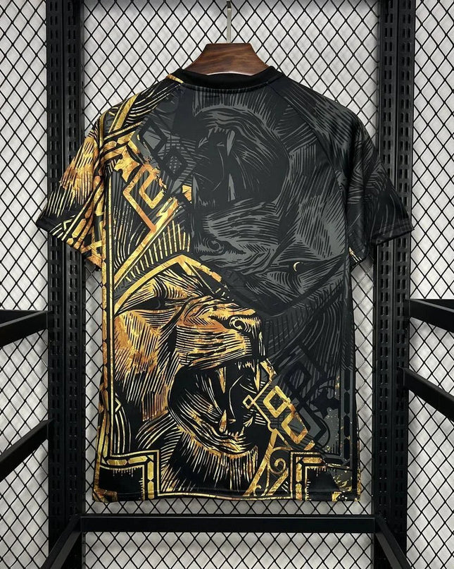Real Madrid 2025 Gold Lion Special Shirt