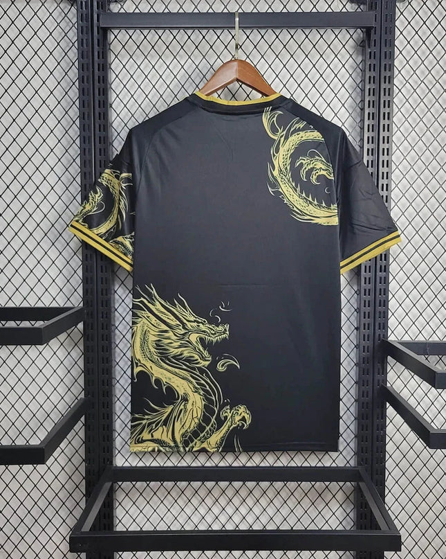 Real Madrid 2025 Gold Dragon Special Shirt