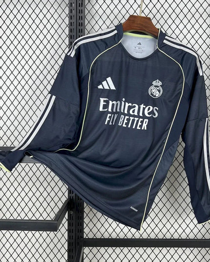 Real Madrid 2025 L/S Away Shirt