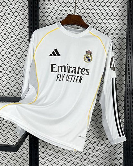 Real Madrid 2025 L/S Home Shirt